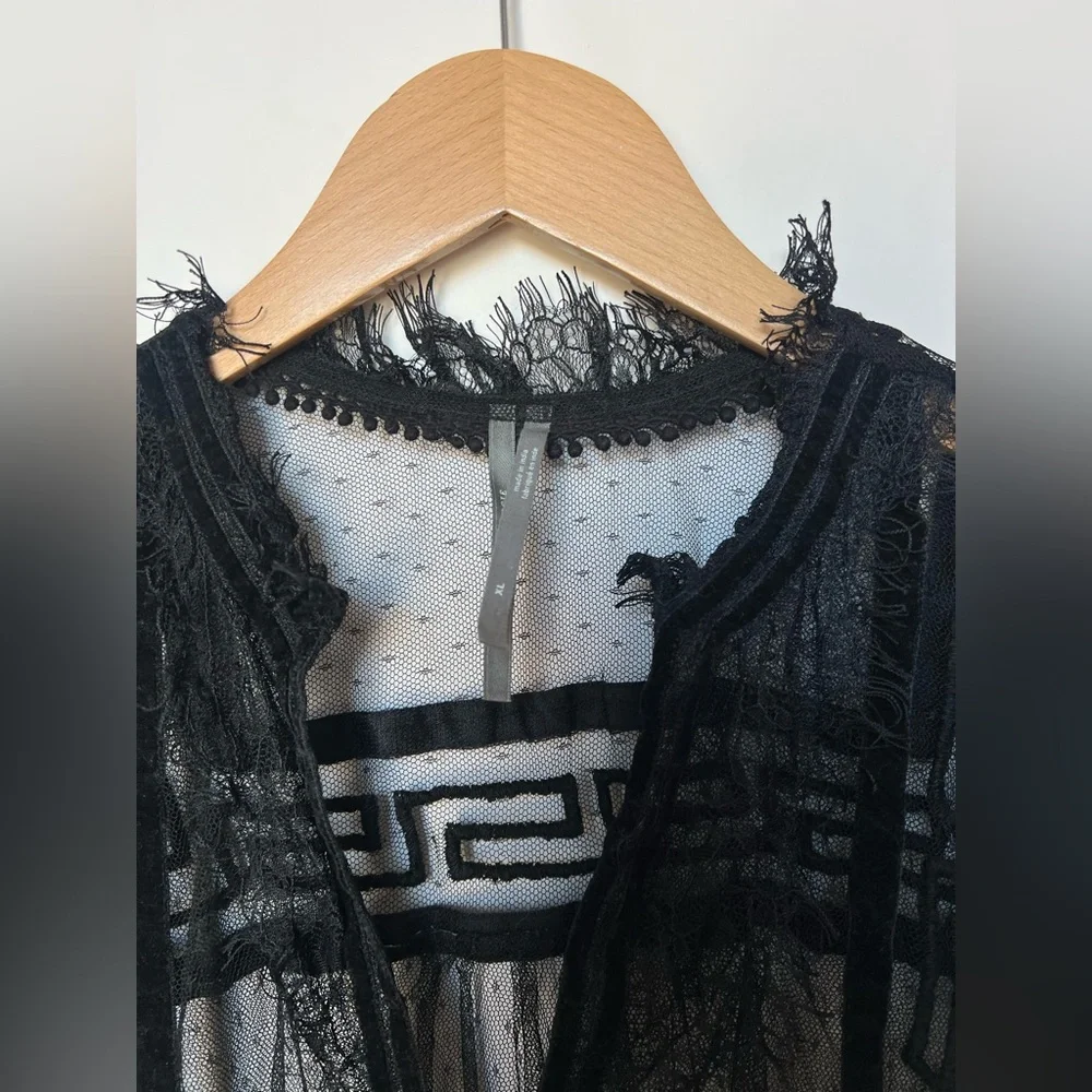 Anthropologie Holly Flocked Tunic Top Size XL Rare - Picture 7 of 15